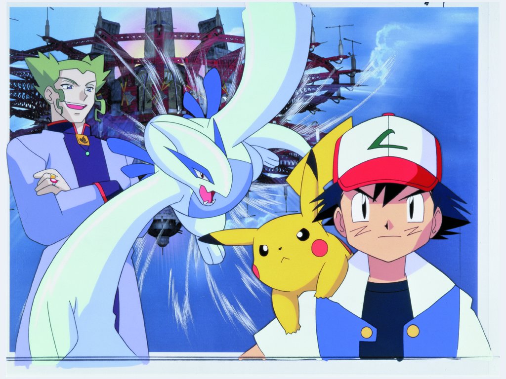 lugia y ash la batalla