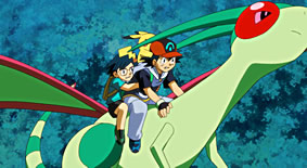 Flygon,Ash y Max